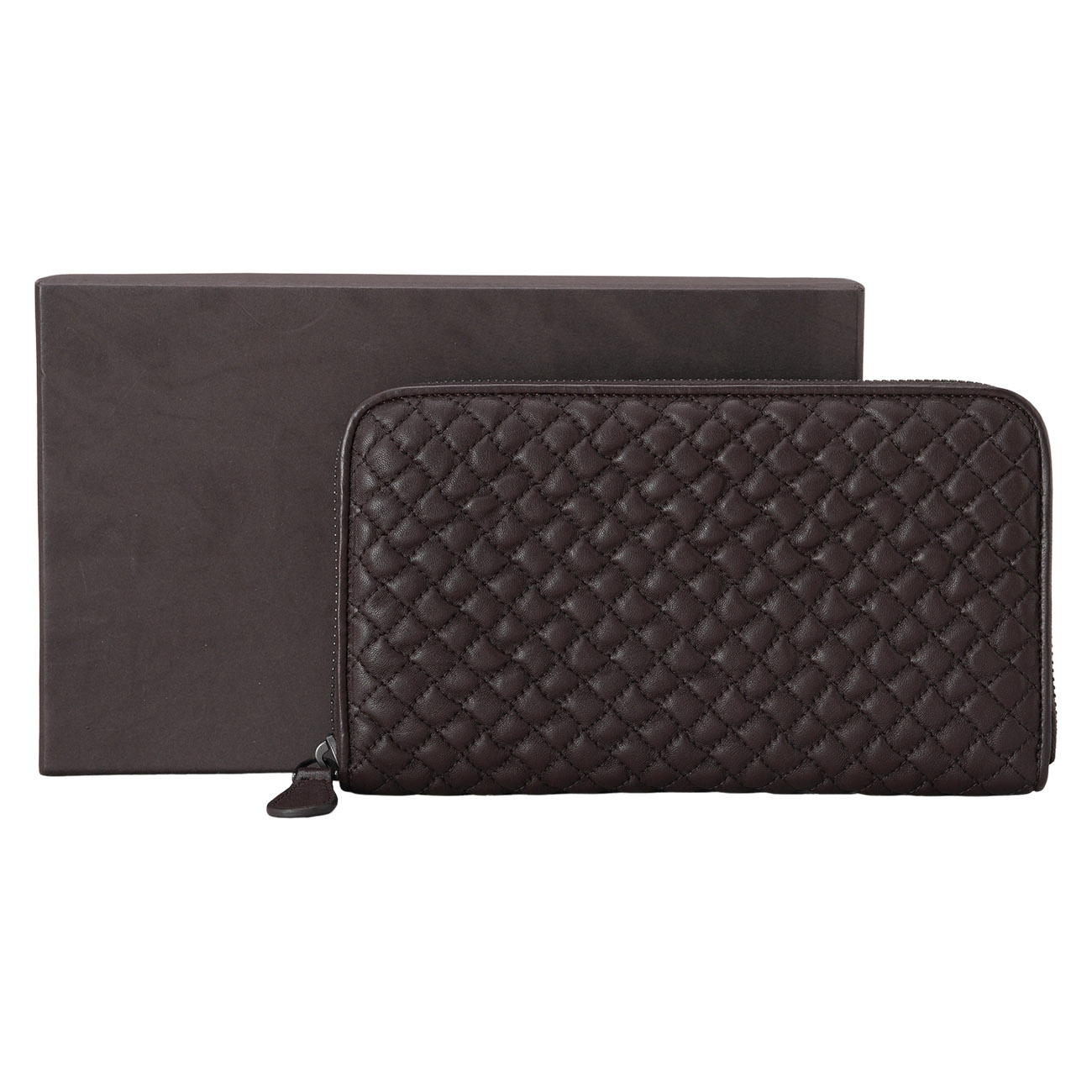 BOTTEGA VENETA(USED)보테가베네타 퀄팅 지퍼 장지갑